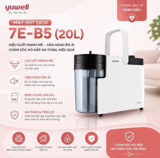 Máy hút đờm cầm tay Yuwell 7E-B5