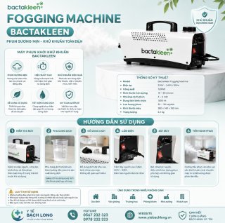 Máy phun khói khử khuẩn Bactakleen Fogging Machine