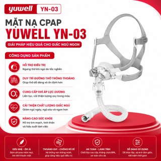 Mặt Nạ CPAP Yuwell YN-03 Chính Hãng