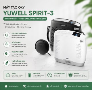 Máy tạo oxy xách tay Yuwell Spirit-3