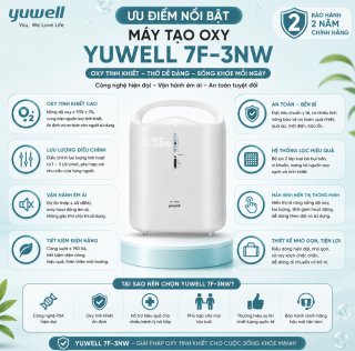 Máy tạo oxy y tế Yuwell 7F-3N / 7F-3NW