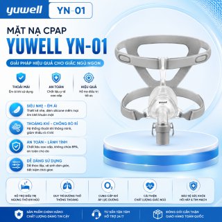 Mặt nạ thở Yuwell YN-01 (Mặt nạ mũi - Nasal) có gọng cứng giữa
