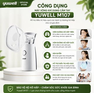 Máy Xông Khí Dung Cầm Tay Yuwell M107 Chính Hãng