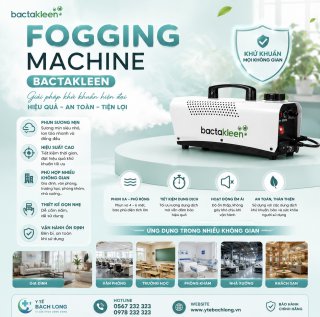 Máy phun khói khử khuẩn Bactakleen Fogging Machine