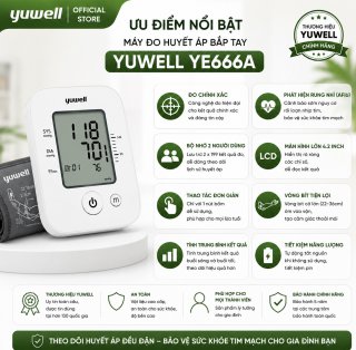 Máy đo huyết áp Yuwell YE666A
