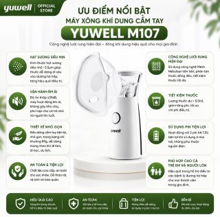 Máy Xông Khí Dung Cầm Tay Yuwell M107 Chính Hãng