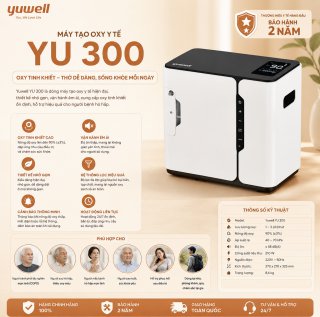 Máy tạo Oxy cá nhân 7 lít YUWELL YU300
