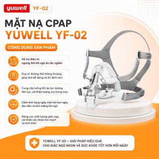 Mặt Nạ CPAP Yuwell YF-02 Chính Hãng