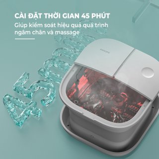 Bồn ngâm chân massage gấp gọn Philips PPM6502