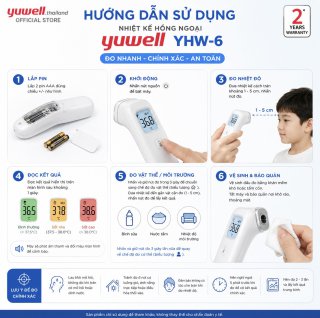 Nhiệt Kế Hồng Ngoại Yuwell YHW-6