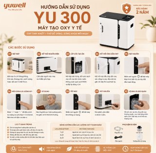Máy tạo Oxy cá nhân 7 lít YUWELL YU300