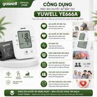Máy đo huyết áp Yuwell YE666A