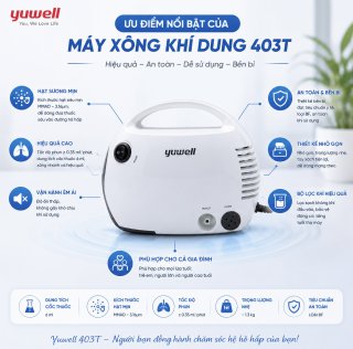 Máy Xông Khí Dung Yuwell 403T