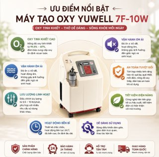 Máy tạo oxy Yuwell 7F-10W