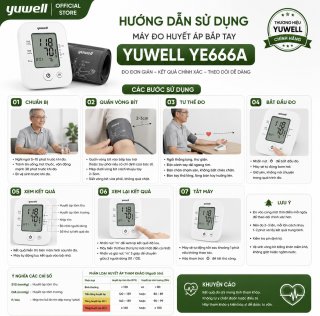 Máy đo huyết áp Yuwell YE666A
