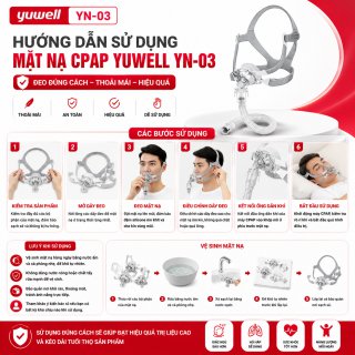 Mặt Nạ CPAP Yuwell YN-03 Chính Hãng
