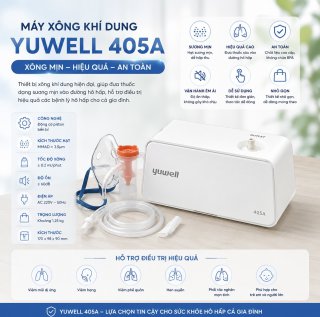 Máy Xông Khí Dung Yuwell 405A Chính Hãng