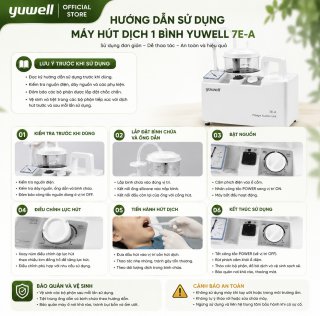 MÁY HÚT DỊCH 1 BÌNH YUWELL 7E-A