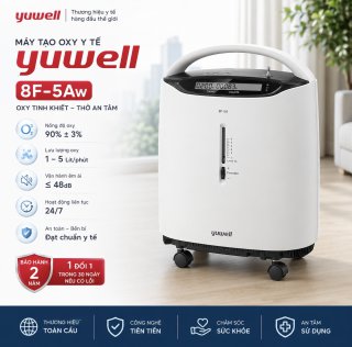 Máy Tạo Oxy Yuwell 8F-5AW Chính Hãng – Oxy Tinh Khiết