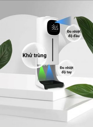 Máy đo thân nhiệt tự động và rửa tay sát khuẩn K9 Pro Max