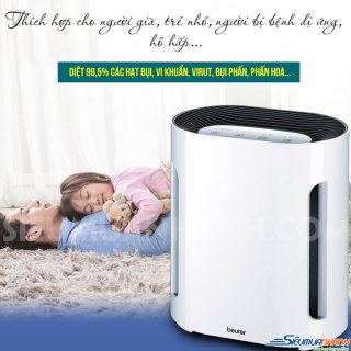 Máy Làm Sạch Không Khí LR200 với hệ thống lọc 3 lớp