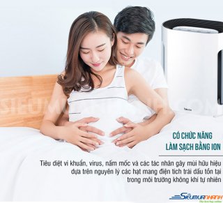 Máy Làm Sạch Không Khí LR200 với hệ thống lọc 3 lớp