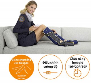 Trải nghiệm thư giãn hoàn hảo với Máy Massage Bắp Chân Beurer FM 150