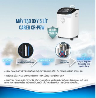 Máy tạo Oxy gia đình CARER CR- P5W 5L