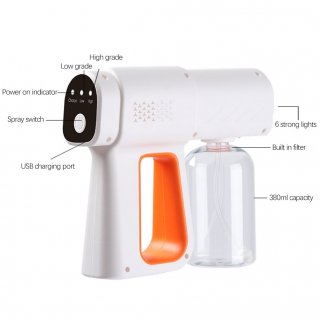 SÚNG XỊT KHỬ TRÙNG KHÔNG DÂY K6 380ML 15W 2000MAH