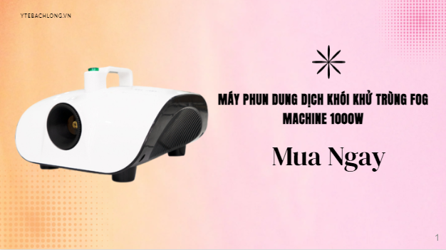 Máy phun diệt khuẩn - Giải pháp tối ưu cho môi trường sạch khuẩn, an toàn