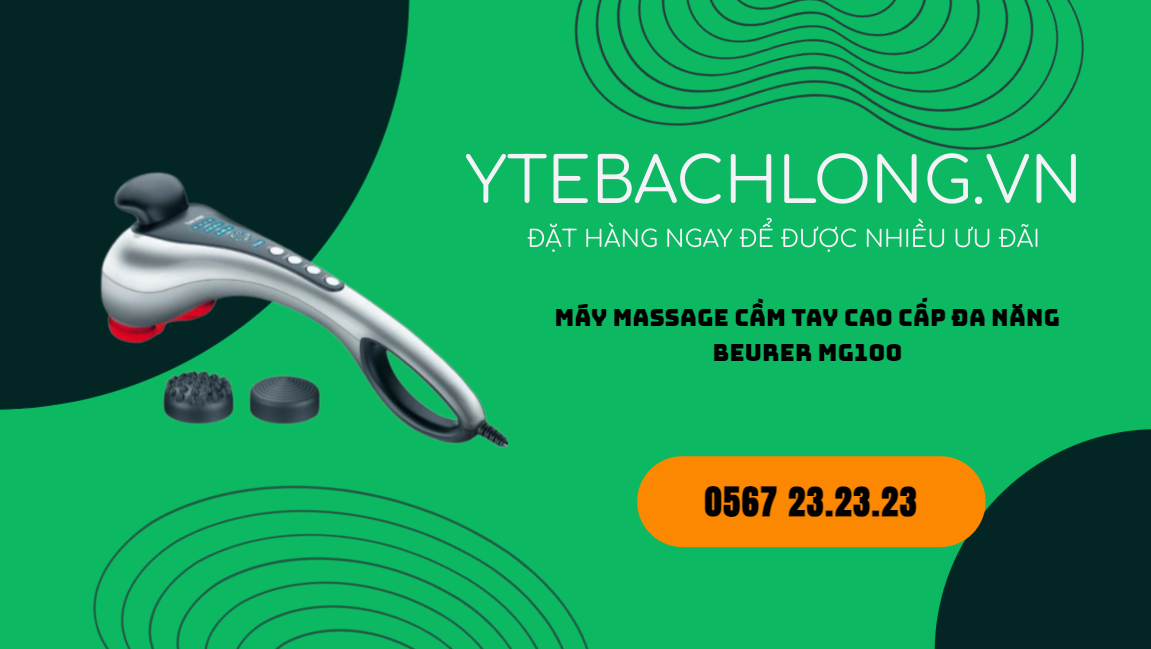 Máy massage cầm tay cao cấp đa năng Beurer MG100