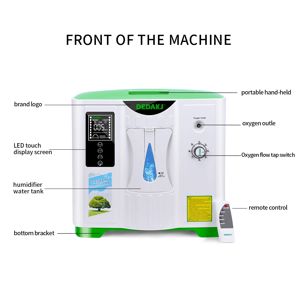MÁY TẠO OXY GIA ĐÌNH DEDAKJ DE-2AW 2-9 LÍT