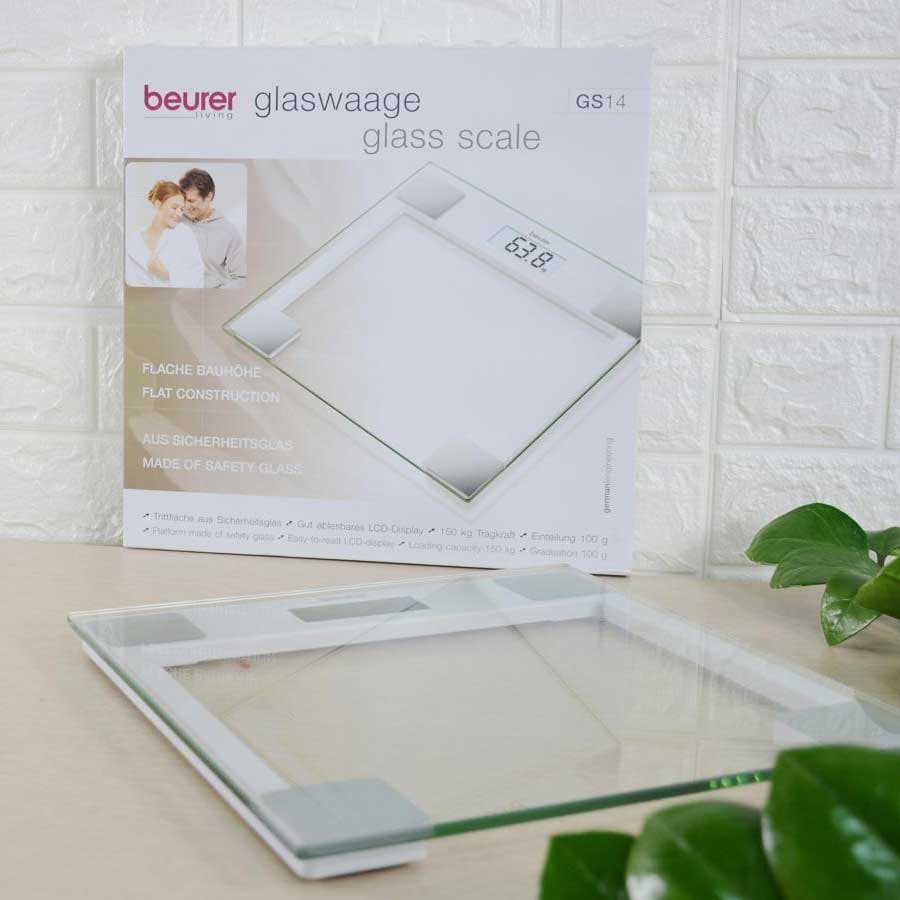 Cân điện tử mặt kính trong Beurer GS14