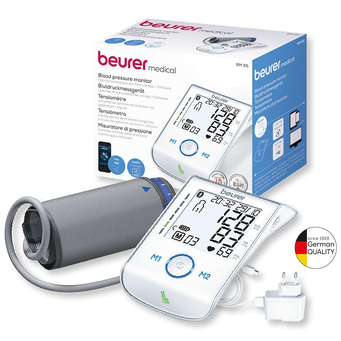 Máy đo huyết áp bắp tay Beurer BM85
