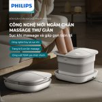 Bồn ngâm chân massage gấp gọn Philips PPM6502