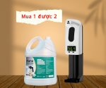 Combo MÁY ĐO THÂN NHIỆT VÀ XỊT KHUẨN/SÁT KHUẨN V18 PRO, Nano Xclear 5L