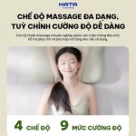 Gối Massage Cổ SKG P5-1 – Giảm Đau Vai Gáy, Massage EMS  Nhiệt Ấm