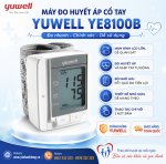Máy Đo Huyết Áp Cổ Tay Yuwell YE8100B Chính Hãng  Đo Nhanh, Chính Xác, Dễ Dùng