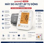 Máy Đo Huyết Áp Bắp Tay Tự Động Yuwell YE690C Chính Xác, Dễ Sử Dụng