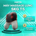 Máy Massage Lưng SKG T5 EMS – Giảm Đau Nhanh, Chườm Nhiệt Thư Giãn Tại Nhà
