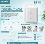 Máy tạo oxy Yuwell 7F-3NW chính hãng | Oxy tinh khiết 93%, vận hành êm