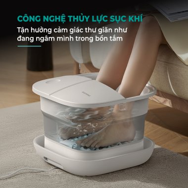Bồn ngâm chân massage gấp gọn Philips PPM6502