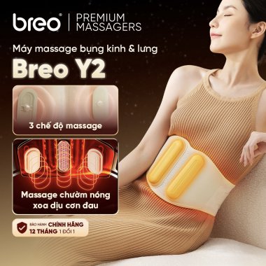 Đai Massage Chườm Nóng Bụng và Thắt Lưng Breo Y2