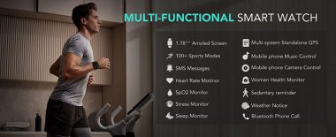 Đồng Hồ Thông Minh Smart Watch SKG V9