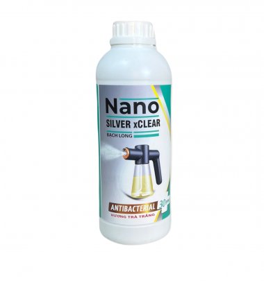 DUNG DỊCH PHUN SƯƠNG DIỆT KHỬ KHUẨN NANO SILVER XCLEAR 1 LÍT
