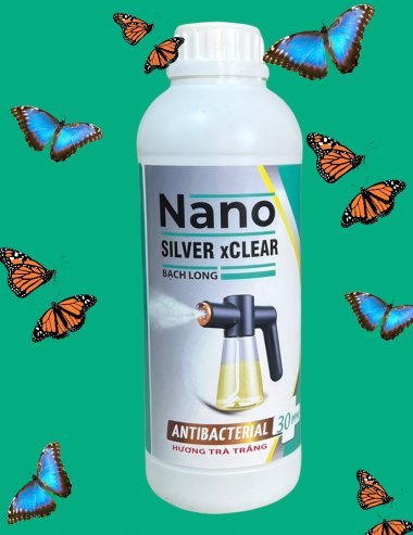 DUNG DỊCH PHUN SƯƠNG DIỆT KHỬ KHUẨN NANO SILVER XCLEAR 1 LÍT