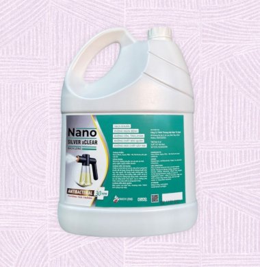 DUNG DỊCH PHUN SƯƠNG DIỆT KHỬ KHUẨN NANO SILVER XCLEAR 5 LÍT