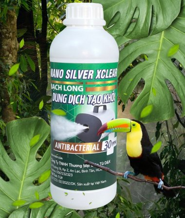 DUNG DỊCH TẠO KHÓI DIỆT KHỬ KHUẨN NANO SILVER XCLEAR 1 LÍT