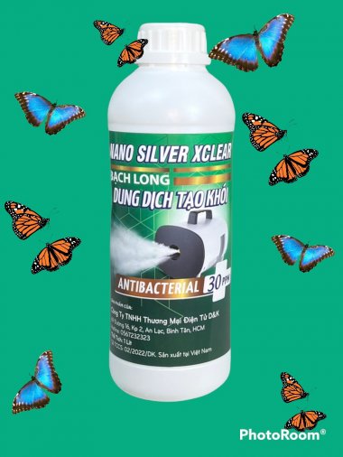 DUNG DỊCH TẠO KHÓI DIỆT KHỬ KHUẨN NANO SILVER XCLEAR 1 LÍT