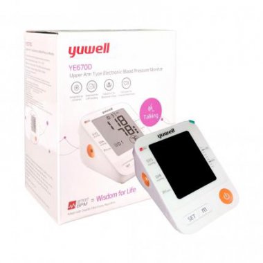 Máy đo huyết áp điện tử bắp tay Yuwell YE670D có giọng nói